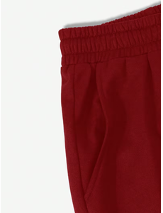 Pantalon évasé imprimé gothique rouge pour homme, taille élastique avec cordon de serrage, respirant, style streetwear, pantalon de jogging, style automne - Product Image 5