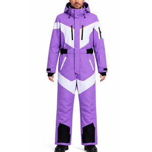Combinaison de ski professionnelle pour homme, une pièce, hiver, imperméable, coupe-vent, respirante, vêtements de ski et de snowboard, OEM ODM - Product Image 3