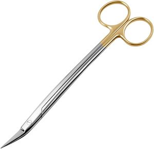 Tijeras Dean Tonsil de 7 pulgadas, acero inoxidable, hoja curva, tijeras de disección, instrumento médico quirúrgico, aprobado por ISO - Product Image 1