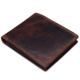 Authentic Men's Short Vintage Genuine Leather <b>Wallet</b> with <b>RFID</b> Protection and Pearl Closure Customizable Size Color OEM ODM Bulk - Product Image 2