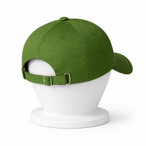 Casquette de baseball verte de haute qualité à 6 panneaux avec logo brodé sur le panneau avant, unisexe, réglable, décontractée, pour adultes - Product Image 4