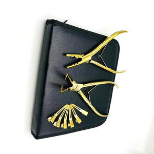 MIANBRO ENTERPRISES <b>Micro</b> Link Hair <b>Extension</b> Tools Kit Plasma Gold Plated Premium Quality Commercial Use at Wholesale Prices - Product Image 6