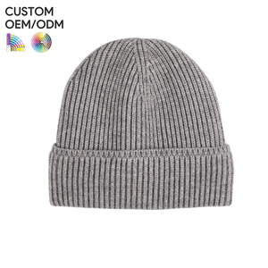 Bonnet en acrylique pour homme, style tricot moderne, logo personnalisé, support OEM ODM pour la fourniture aux marques de vêtements - Product Image 1