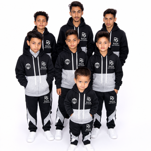 Ensemble de survêtement rose à capuche en coton pour filles, avec imprimé globe, sweat-shirt et pantalon long, tenue décontractée d'automne pour enfants - Product Image 5