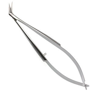 Tijeras Microquirúrgicas Premium de 12 cm con Hojas Curvas, Acero Inoxidable de Alta Calidad, Reutilizables, Instrumentos de Microcirugía Superiores - Product Image 3