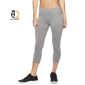 Leggings de sport taille haute couleur chair pour le yoga, effet ventre plat et rehaussement des fesses, infroissables, pour femme - Product Image 1