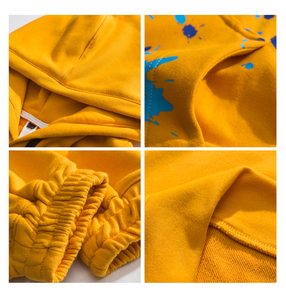 Sudadera con capucha Glory Custom Screen Print Acid Wash, de algodón de primera calidad, estilo oversized, para streetwear, unisex. - Product Image 6
