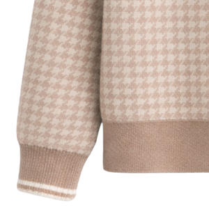 Chaqueta de Punto Jacquard para Mujer, con Cierre Frontal, Textura Suave, Manga Larga, Prenda Exterior Informal para un Estilo Cómodo Diario - Product Image 5