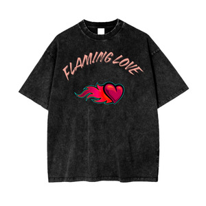 Women's 100% Cotton <b>Acid</b> Washed Tie Dye Vintage T-Shirt Custom Logo Embroidery <b>Drop</b> Shoulder Plus Size Heavyweight - Product Image 3