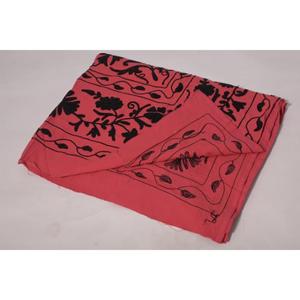 Handmade Eco-Friendly Washable Cotton Kantha Suzani <b>Quilt</b> Vintage Floral Embroidery Boho Indian Bedspread <b>Throw</b> Blanket - Product Image 5