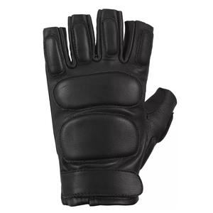 Sporty <b>Black</b> <b>Leather</b> Bike Wear <b>Gloves</b> Wrist-Length Breathable Unlined for Sports Spring Summer <b>Black</b> <b>Men's</b> Motorcycle Biker <b>mens</b> - Product Image 2