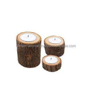 Wooden Round Shape <b>Candle</b> Holder <b>Bathroom</b> Decor Crafts Custom Wood Gift Use with Best Quality <b>Candle</b> Holder - Product Image 3