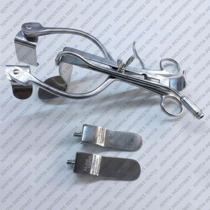 Ensemble d'opérations chirurgicales ALAN PARKS : Rétracteur anal avec lames et aspiration, Spéculum anal chirurgical en acier inoxydable, Instruments de proctologie CE - Product Image 3