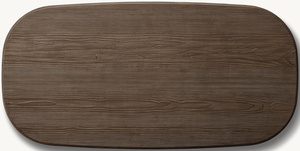 Table à manger ovale pliable moderne en bois, design rustique, base stable, mobilier de maison, 6 places, utilisation hôtelière - Product Image 3