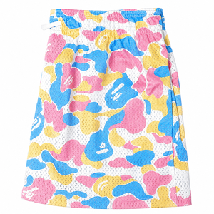 Colorful Camouflage Print <b>Board</b> <b>Shorts</b> Men's Elastic Waist Knitted Breathable Casual Swimwear Regular Fit <b>Short</b> Pants - Product Image 4