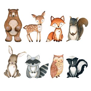 Ensemble de figurines forestières en bois de manguier faites à la main - Vente en gros B2B - Product Image 4