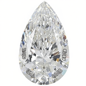 Diamant en vrac certifié IGI 8.02 PEAR VVS2, de haute qualité, cultivé en laboratoire - Product Image 2