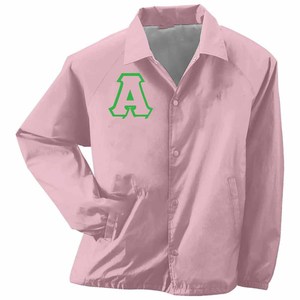 custom Delta Sorority DST Women's Waterproof <b>Coaches</b> Jacket Snap Button Varsity Coat Embroidered Greek Letter Outerwear - Product Image 4