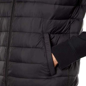 Custom Lightweight Stand Collar Front Warm Bubble <b>Packable</b> Sleeveless <b>Jacket</b> Plus Size Winter Duck Puffer Vest Men Waterproof - Product Image 3