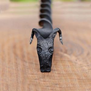 มีดครัวเหล็กกล้าคาร์บอนตีมือโบราณสไตล์ยุคกลาง Jexmoo ผลิตตามสั่ง - ใบมีดอเนกประสงค์ - ของขวัญสำหรับเชฟ - Product Image 3