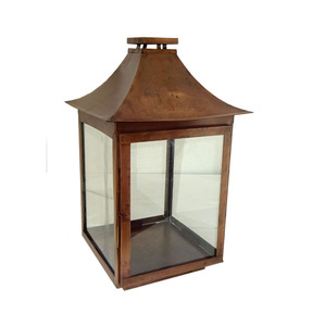 Lanterne suspendue en verre rustique - Product Image 5