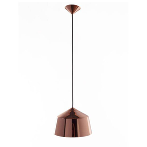Lámpara colgante cónica de 1 luz al por mayor, acabado en madera mediana y latón mate, para interior, al precio más bajo - Product Image 4