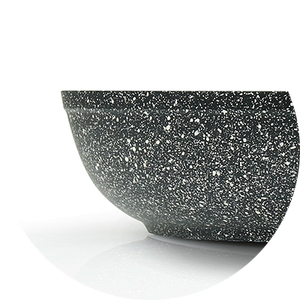 Padella a induzione in alluminio antiaderente di alta qualità italiana con effetto granito per la cottura Versatile 20, 24, 26, 28cm di diametro - Product Image 6
