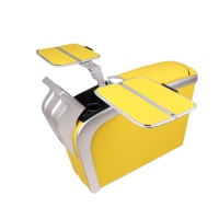 Accoudoirs arrière en alliage d'aluminium de haute qualité pour l'intérieur de voiture, console centrale avec table escamotable, kits intérieurs pour véhicules professionnels/luxe
