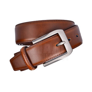 Nouveauté Ceintures en cuir véritable sur mesure OEM pour hommes avec boucle en acier réglable et confortable - Product Image 5
