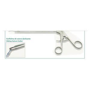 ArthoPunch Oval Cutting 15 °   Punzón de Artroscopia de Eje Recto Tipo Wishbone, Punzón Ortopédico Artroscópico con Diámetro de Eje de 3.4mm - Product Image 1