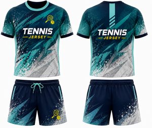Breathable Short Sleeve Men's T-Shirt for Athletic Sports-Tennis <b>Soccer</b> Yoga Gym-Quick Dry Summer Sport Wear - Product Image 1