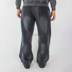 Pantalones Deportivos de Invierno para Hombre, Corte Regular, 100% Algodón, Personalizados |   Pantalones Deportivos de Pierna Recta con Cordón Ajustable |   Pantalones Casuales Impermeables y Transpirables | - Product Image 3