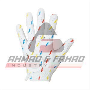 ถุงมือกอล์ฟขายส่งอินโดนีเซีย หนังคาเบรตต้า 100% โลโก้สั่งทำ OEM นุ่ม สีสันสดใส สำหรับผู้ชายมือซ้าย - Product Image 4