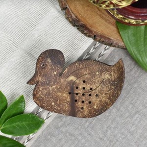 Jabonera de madera combinada con bandeja de drenaje de cáscara de coco con diferentes diseños para jabones en barra - Product Image 5