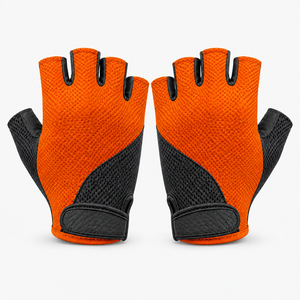 Guantes de Ciclismo de Medio Dedo Directos de Fábrica, con Amortiguación Duradera en la Palma, Logotipo Personalizado, OEM, Proveedor Mayorista de Exportación para Importadores - Product Image 6