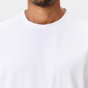 Camiseta de Hombre 2025 con Hombros Caídos, Impresión Personalizada, 100% Algodón, Gruesa, Lisa, Casual, de Manga Corta - Product Image 2