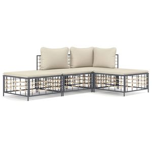 Conjunto de Muebles de Jardín Color Antracita - Product Image 2