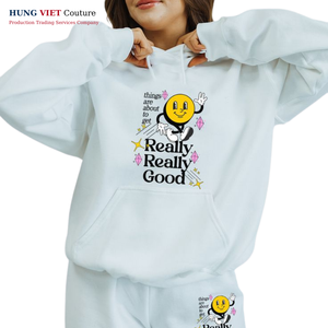 เสื้อสเวตเตอร์แบบสวมศีรษะสำหรับผู้ชายและผู้หญิงเสื้อมีฮู้ดผ้าคอตตอนโพลีเอสเตอร์ทรงโอเวอร์ไซส์สีพื้นสไตล์ลำลองสำหรับฤดูใบไม้ร่วง - Product Image 2