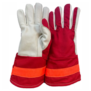 Leather Work <b>Gloves</b> Men Women. Eco-Friendly Breathable Elbow-Length Four Seasons Outdoor Gardening Tig/Mig Welding Construction - Product Image 1