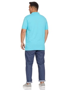 Polo à manches courtes pour homme, style urbain, tissu en coton respirant, coupe ajustée confortable, look tendance pour la mode moderne - Product Image 2