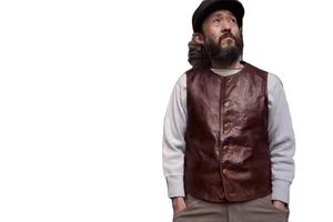 Chaleco de cuero de vaca genuino informal ajustado personalizado chaqueta sin mangas de capa superior transpirable para uso en primavera Otoño Invierno - Product Image 6