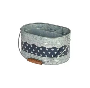 Sustainable Quality Double Tier Shaped Cutlery Holder Metal Wire Modern Luxury Decorative <b>Caddy</b> Tableware Fork Spoon Knive <b>caddy</b> - Product Image 6