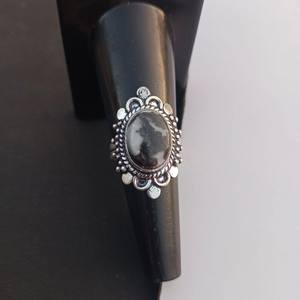Natural Buffalo Jasper <b>Ring</b> 925 Sterling Silver Handmade Jewelry Gift For Women Birthday Unique Luxury Design - Product Image 6