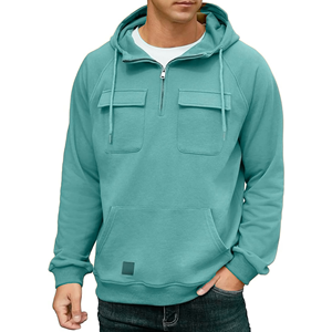 Men's 100% Cotton 500 Gsm <b>Blank</b> Heavy <b>Weight</b> Hoodies Thick Custom Printing logo Drop Shoulder Flock - Product Image 2
