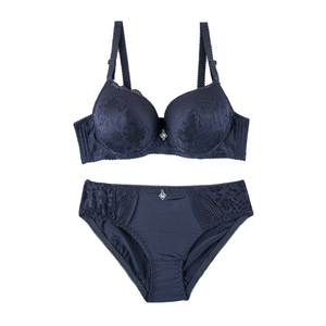 Conjunto de 2 Piezas de Traje de Baño para Mujer, Top de Bikini con Borde Bordado + Braguitas, Traje de Baño de 2 Piezas / Bikini Sexy para Mujer - Product Image 1