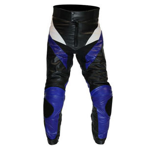 Pantalones de Cuero para Motocicleta, Pantalones de Cuero para Motociclista, Pantalones de Motocross Casuales para Hombre de Alta Calidad, Transpirables y Resistentes al Viento - Product Image 1