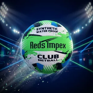 Ballon de netball personnalisé en caoutchouc synthétique de qualité supérieure, durable, toutes saisons, avec une adhérence élevée, design léger, pour jouer en intérieur et en extérieur - Product Image 6