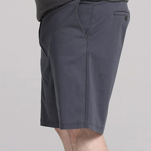 Shorts Bermuda Décontractés pour Hommes, Couleur Unie, Taille Mi-Haute, Fermeture à Cordon, 100% Coton, Tissu Tricoté Écologique, Poche Avant avec Logo - Product Image 2