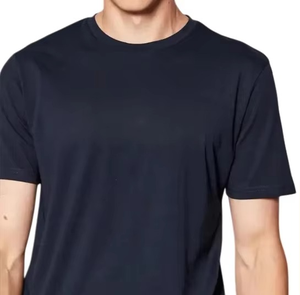 เสื้อยืดคอตตอน 100% สกรีนโลโก้ตามสั่ง สำหรับผู้ชาย ขายส่ง เสื้อยืดคอตตอนเรียบๆ แบบยูนิเซ็กซ์ จำนวนมาก รับผลิตแบบ OEM - Product Image 3