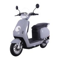 Moto électrique vintage pour trajets urbains, scooter électrique 1000W à moteur brushless et frein à disque, carrosserie courbée, pour le Brésil